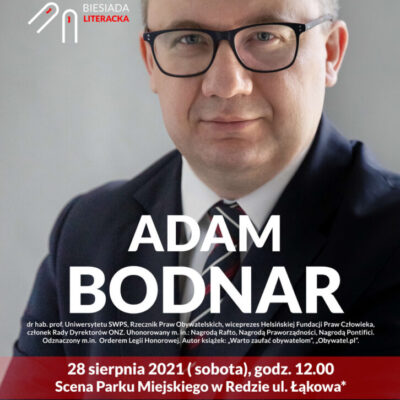 Biesiada Literacka – spotkanie z Adamem Bodnarem!