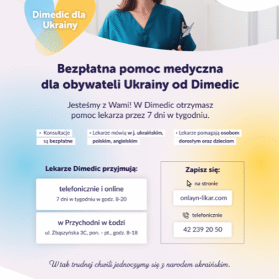 Bezpłatne teleporady lekarskie dla uchodźców z Ukrainy