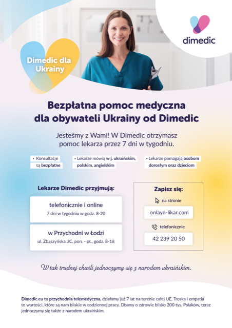 Bezpłatne teleporady lekarskie dla uchodźców z Ukrainy