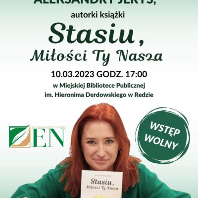 Zapraszamy na Wieczór Autorski Aleksandry Jeryś