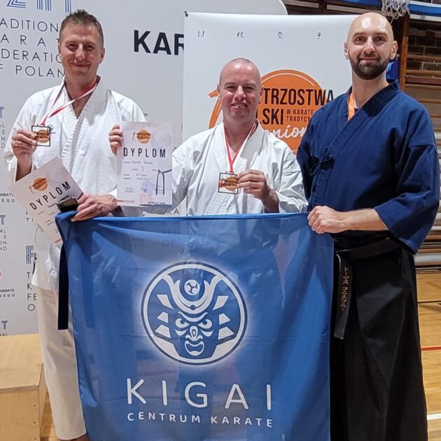 Złoto i brąz Mistrzostw Polski Senior+ karateków KIGAI