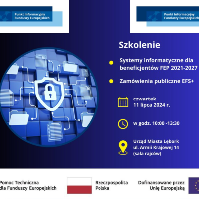 Bezpłatne szkolenie w Lęborku dla beneficjentów FEP 2021-2027 oraz Zamówienia publiczne EFS+