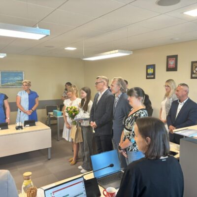 Wręczenie Gratulacji Natalii Wiatroszak Fot. Um Reda