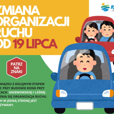 Zmiana organizacji ruchu przy Leśnej i Gniewowskiej