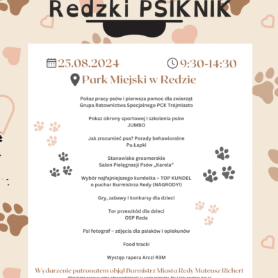I Redzki PSIKNIK już w tę niedzielę