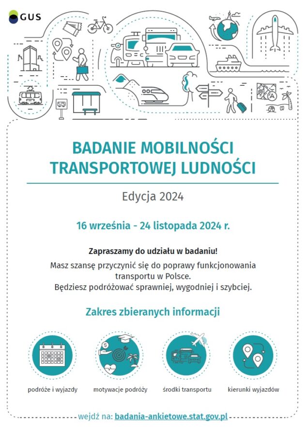 Badanie mobilności transportowej ludności