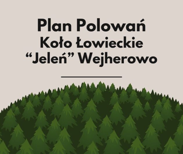 Plan polowań zbiorowych w sezonie 2024/2025