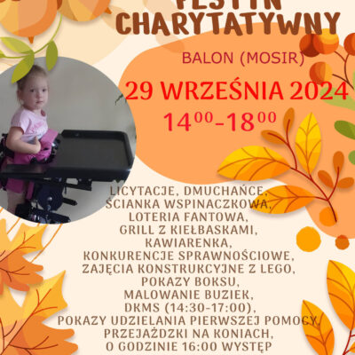 Nowy termin Jesiennego Festynu Charytatywnego