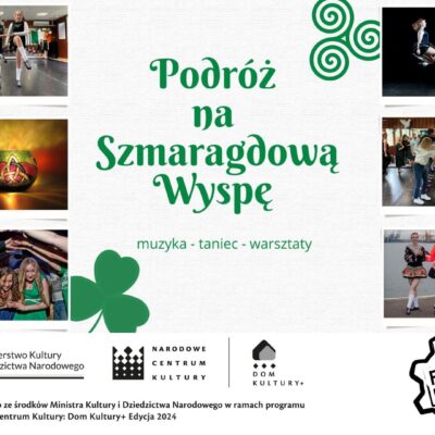Fabryka Kultury w Redzie serdecznie zaprasza na cykl warsztatów „Podróż na Szmaragdową Wyspę”