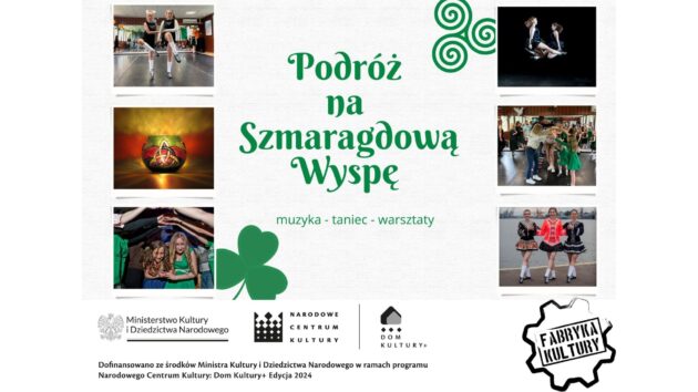 Fabryka Kultury w Redzie serdecznie zaprasza na cykl warsztatów „Podróż na Szmaragdową Wyspę”