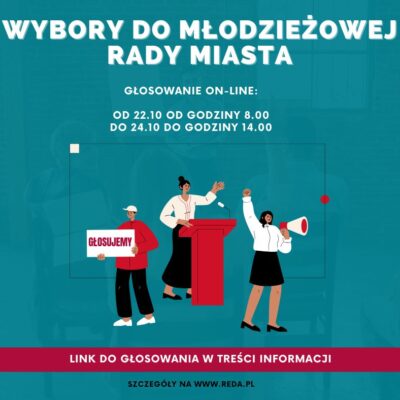 Rusza głosowanie na członków Młodzieżowej Rady Miejskiej uczących się w szkołach średnich poza Redą