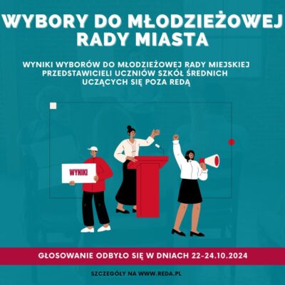 Wyniki wyborów do Młodzieżowej Rady Miejskiej przedstawicieli uczniów szkół średnich uczących się poza Redą