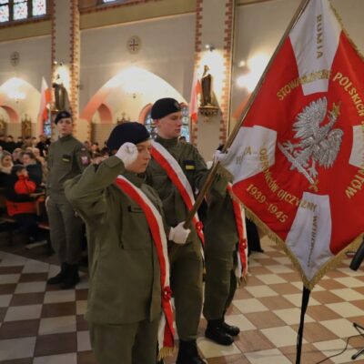 11.11.2024, Msza święta za Ojczyznę - Kościół pw. Wniebowzięcia NMP i św. Katarzyny Aleksandryjskiej, fot. Michał Kaczmarek