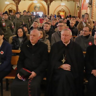 11.11.2024, Msza święta za Ojczyznę - Kościół pw. Wniebowzięcia NMP i św. Katarzyny Aleksandryjskiej, fot. Michał Kaczmarek