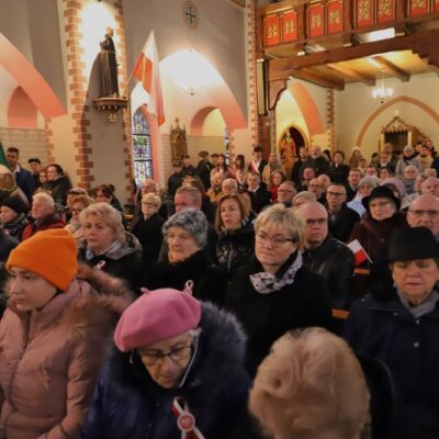 11.11.2024, Msza święta za Ojczyznę - Kościół pw. Wniebowzięcia NMP i św. Katarzyny Aleksandryjskiej, fot. Michał Kaczmarek