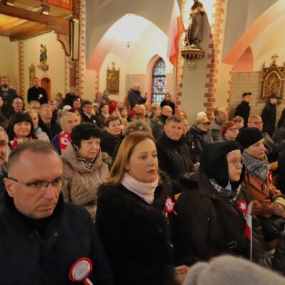 11.11.2024, Msza święta za Ojczyznę - Kościół pw. Wniebowzięcia NMP i św. Katarzyny Aleksandryjskiej, fot. Michał Kaczmarek