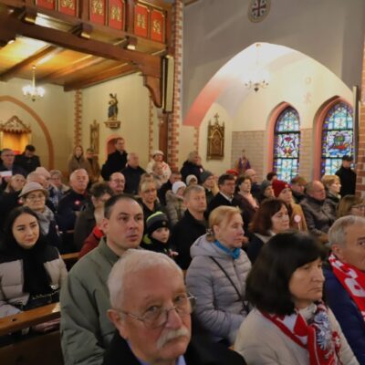 11.11.2024, Msza święta za Ojczyznę - Kościół pw. Wniebowzięcia NMP i św. Katarzyny Aleksandryjskiej, fot. Michał Kaczmarek