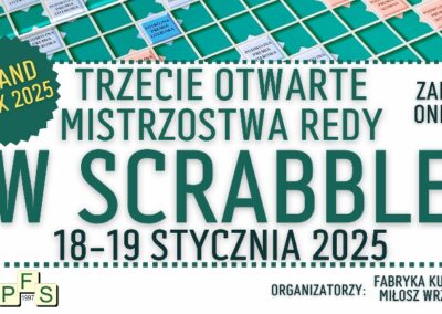 III Otwarte Mistrzostwa Redy w Scrabble 18-19.01.2025 Fabryka Kultury, fot. Michał Kaczmarek