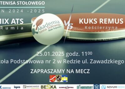 II Liga Tenisa stołowego, 25.01.2025, fot. Michał Kaczmarek