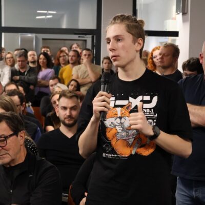 Spotkanie z Andrzejem Draganem MBP, 25.01.2025, fot. Michał Kaczmarek