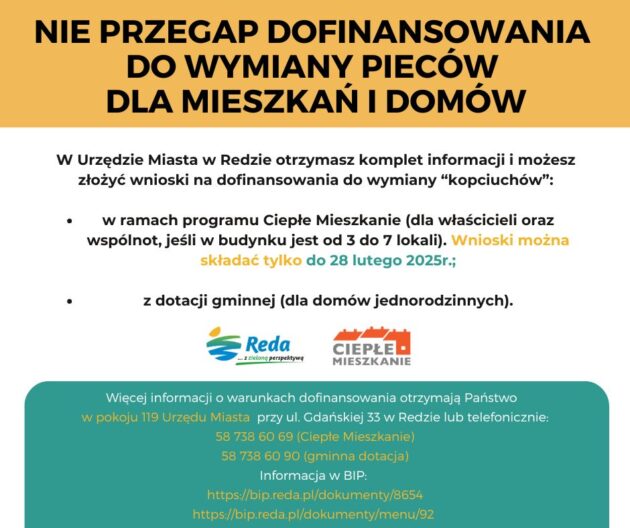 Dofinansowania Do Wymiany Pieców Dla Domów I Mieszkań(1)