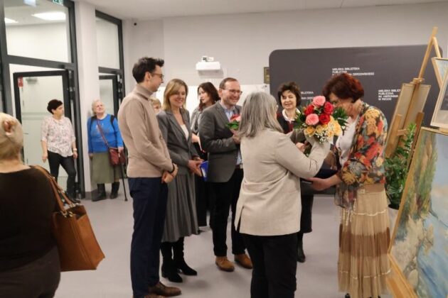 Mbp Wernisaż Jubileuszowy Z Okazji 30 Lecia Twórczości Artystycznej Brygidy Śniateckiej 13.02.2025 Fot Michał Kaczmarek 20