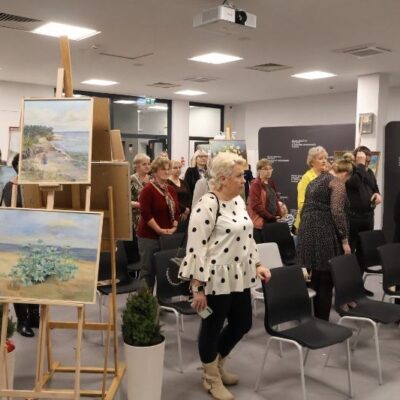 Mbp Wernisaż Jubileuszowy Z Okazji 30 Lecia Twórczości Artystycznej Brygidy Śniateckiej 13.02.2025 Fot Michał Kaczmarek 25