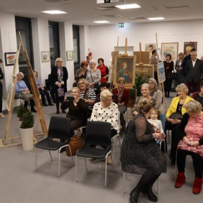 Mbp Wernisaż Jubileuszowy Z Okazji 30 Lecia Twórczości Artystycznej Brygidy Śniateckiej 13.02.2025 Fot Michał Kaczmarek 27