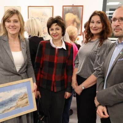 Mbp Wernisaż Jubileuszowy Z Okazji 30 Lecia Twórczości Artystycznej Brygidy Śniateckiej 13.02.2025 Fot Michał Kaczmarek 50