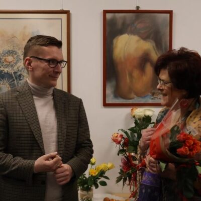 Mbp Wernisaż Jubileuszowy Z Okazji 30 Lecia Twórczości Artystycznej Brygidy Śniateckiej 13.02.2025 Fot Michał Kaczmarek 54