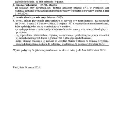 Wykaz 2 14.03.2025