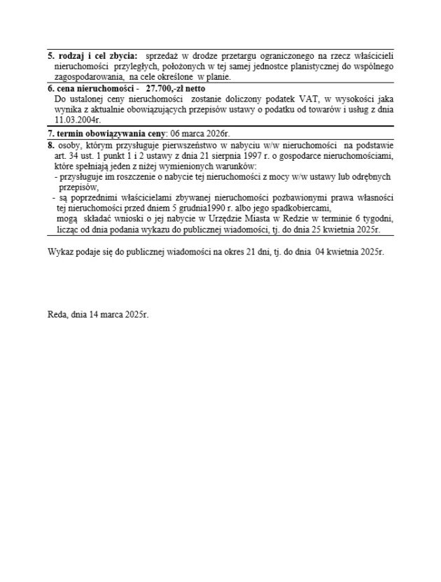Wykaz 2 14.03.2025