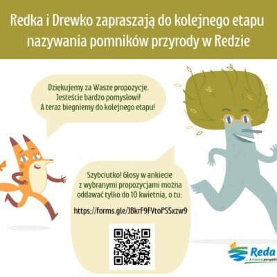 Wybierz nazwę dla pomników przyrody w Redzie – etap 2