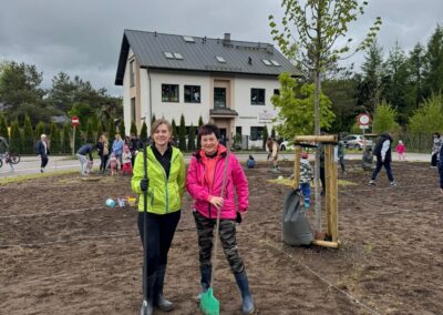 Łąka kwietna w Betlejem, wspólne sianie z mieszkańcami, 17.05.2025, fot. UMR