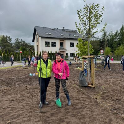 Łąka kwietna w Betlejem, wspólne sianie z mieszkańcami, 17.05.2025, fot. UMR