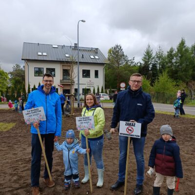 Łąka kwietna w Betlejem, wspólne sianie z mieszkańcami, 17.05.2025, fot. UMR