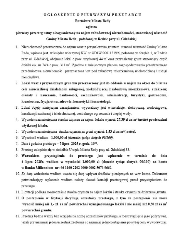 Ogłszenie 1