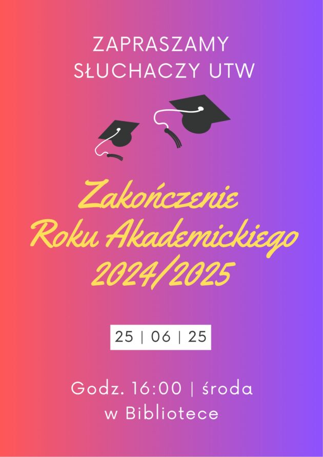 Zaproszenie Koniec Roku Utw