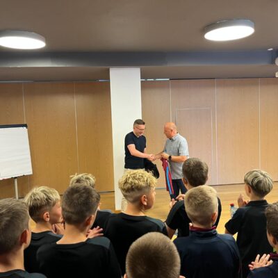 Wizyta Burmistrza w Iławie, spotkanie władzami i zawodnikami AP Jedynka Reda, 27.07.2025, fot. UMR