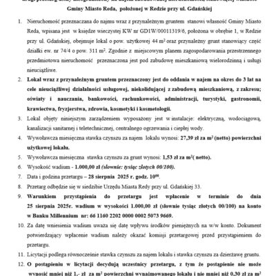 Ogłoszenia O Przetargu 1