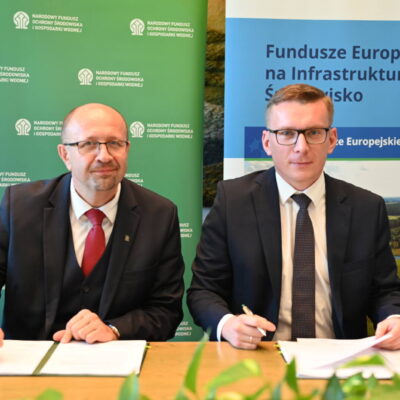 9 września 2025 podpisanie umowy o dofinansowanie projektu „Poprawa efektywności zagospodarowania wód opadowych zlewni KD5 w Gminie Miasto Reda”