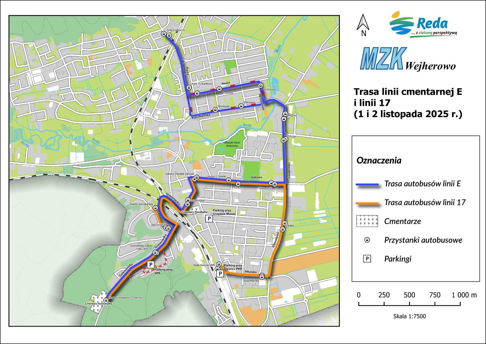 Organizacja ruchu na Wszystkich Świętych 2025