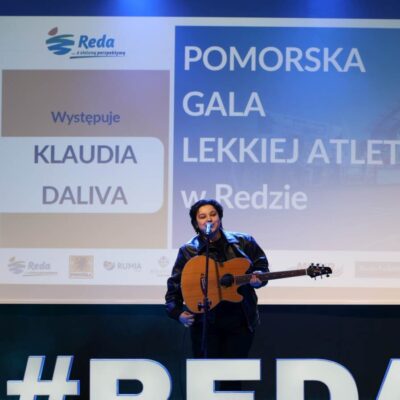Pomorska Gala Lekkiej Atletyki W Redzie 18.02.2026r Fabryka Kultury, Fot. Łukasz Domagała, Występ Klaudii Dalivy
