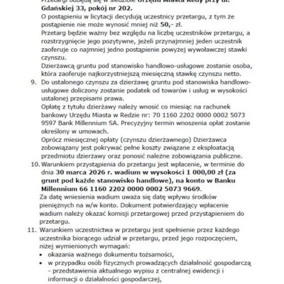 Przetarg Food Truck 2