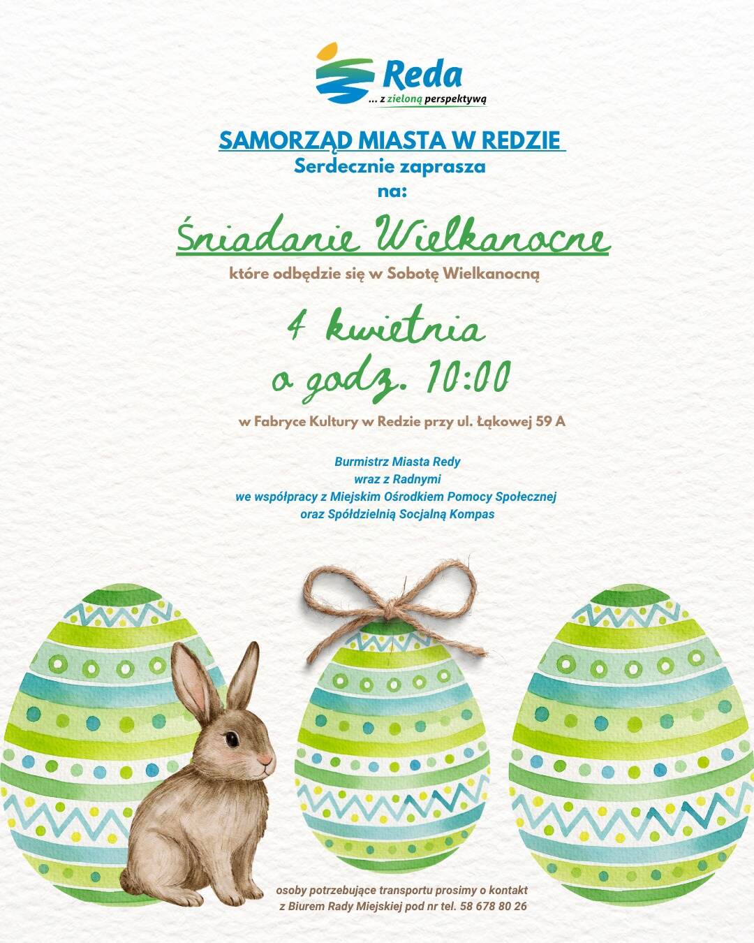 Zaproszenie Na Śniedanie Wielkanocne