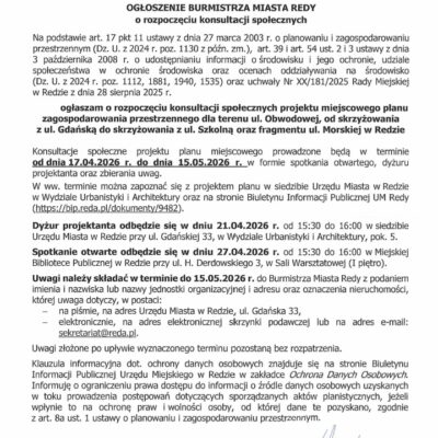 Konsultacje Z Sprawie Mpzp