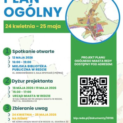Konsultacje społeczne planu ogólnego miasta Redy