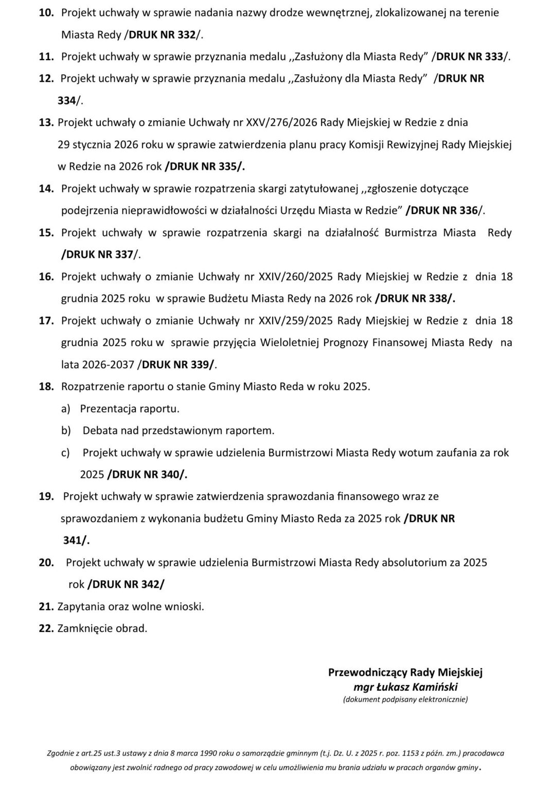 Xxxi Zawiadomienie 2