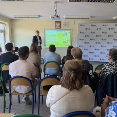 Prezentacja raportu o stanie gminy, SP2, 25.05.2026r., fot. UMR
