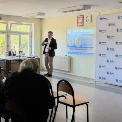 Prezentacja raportu o stanie gminy, SP2, 25.05.2026r., fot. UMR